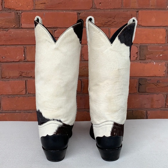 TONY LAMA VTG Pony Hair On Cowhide Western Boots - Picture 13 of 14